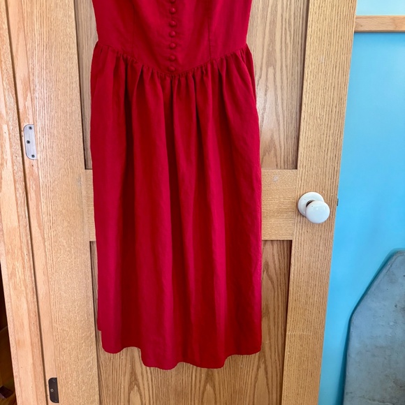 Gaala x Shirinatra Lizzy Pinafore Dirndl Dress, Red Size 40 Large. Sold Out! - Picture 6 of 12